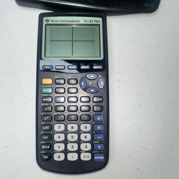 Texas Instruments TI-83 Plus Calculator Working With Original Cover - Picture 5 of 7